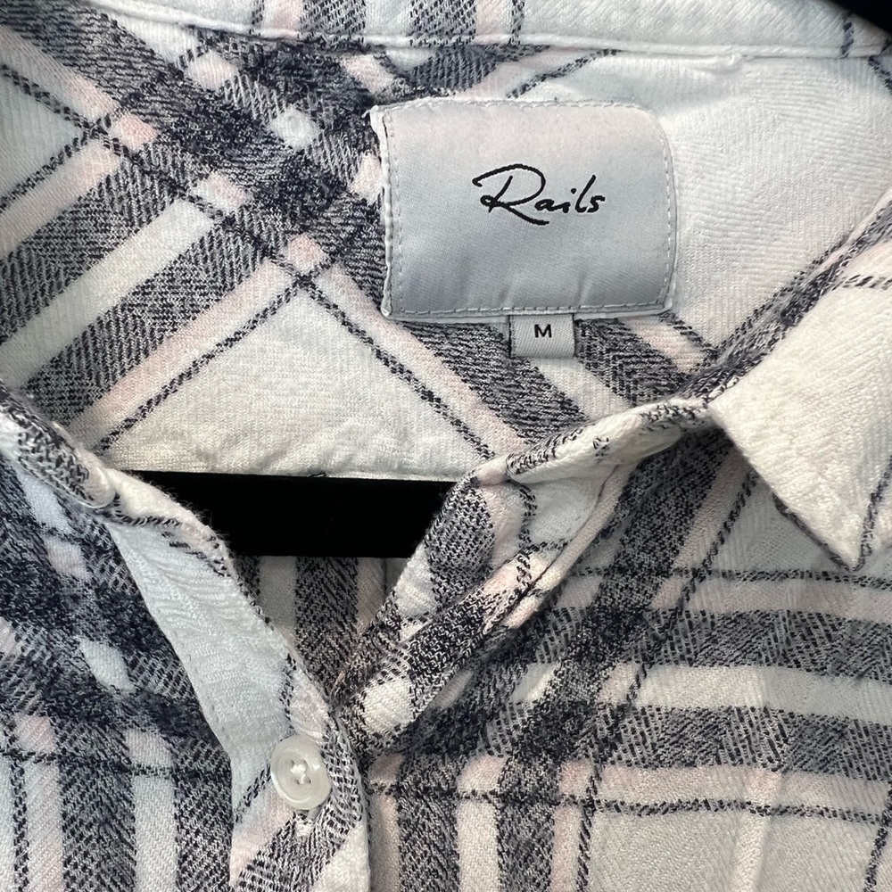 Anthropologie Rails Hunter Plaid Button Down Long… - image 2